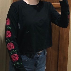 Long sleeve hollister top !!